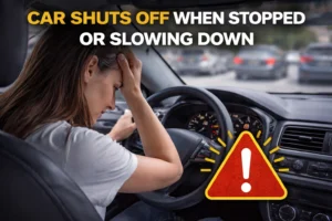 car shuts off when stopped or slowing down