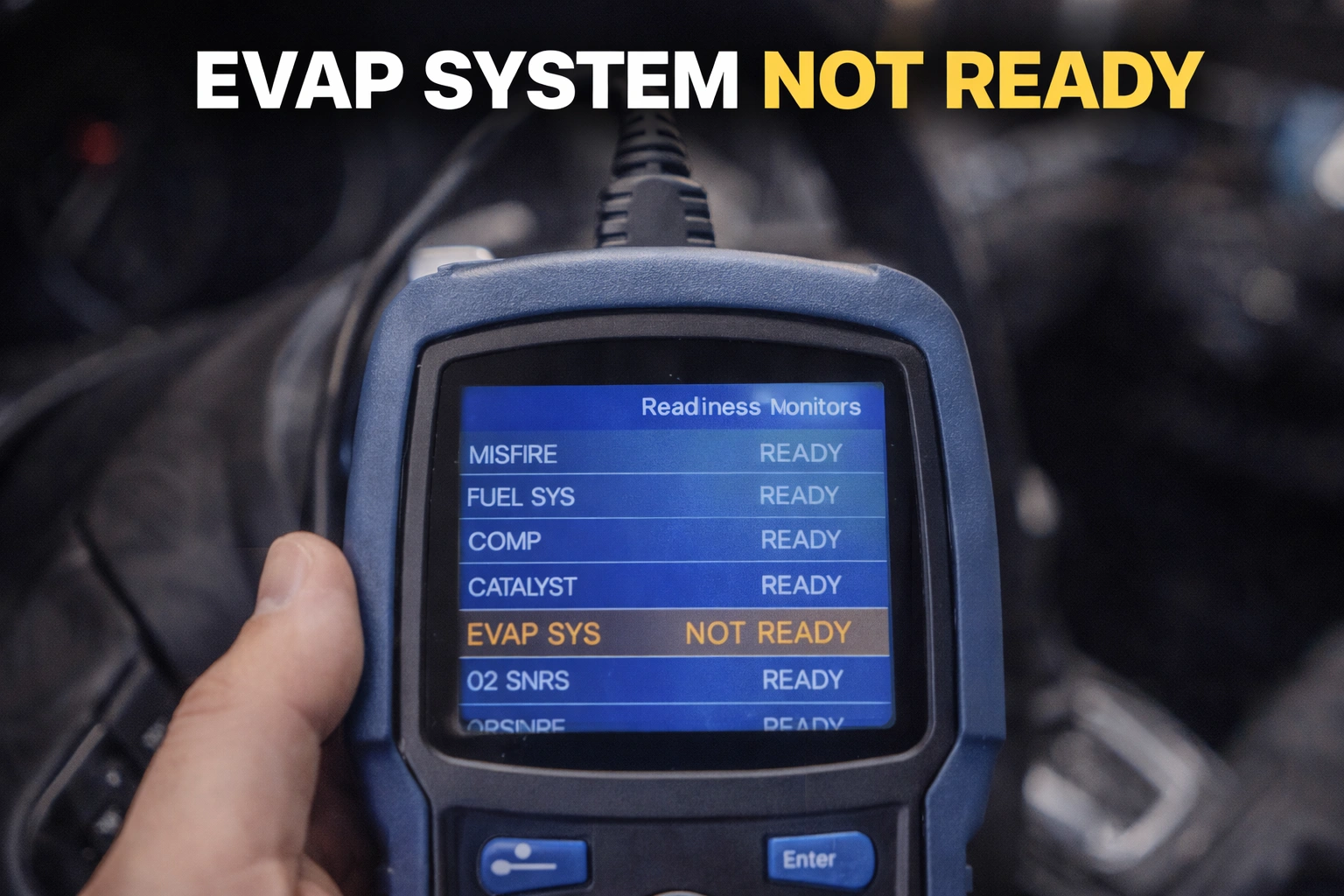 Read more about the article EVAP System Not Ready Meaning And Fix Guide