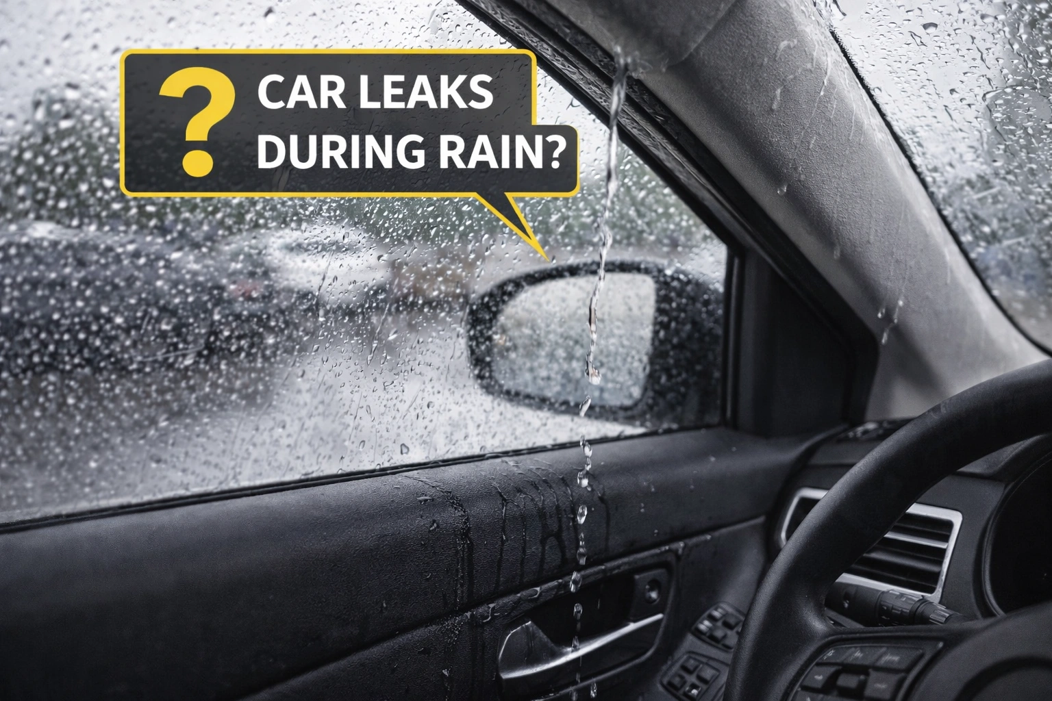 Read more about the article Car Leaks During Rain Causes And Permanent Fixes