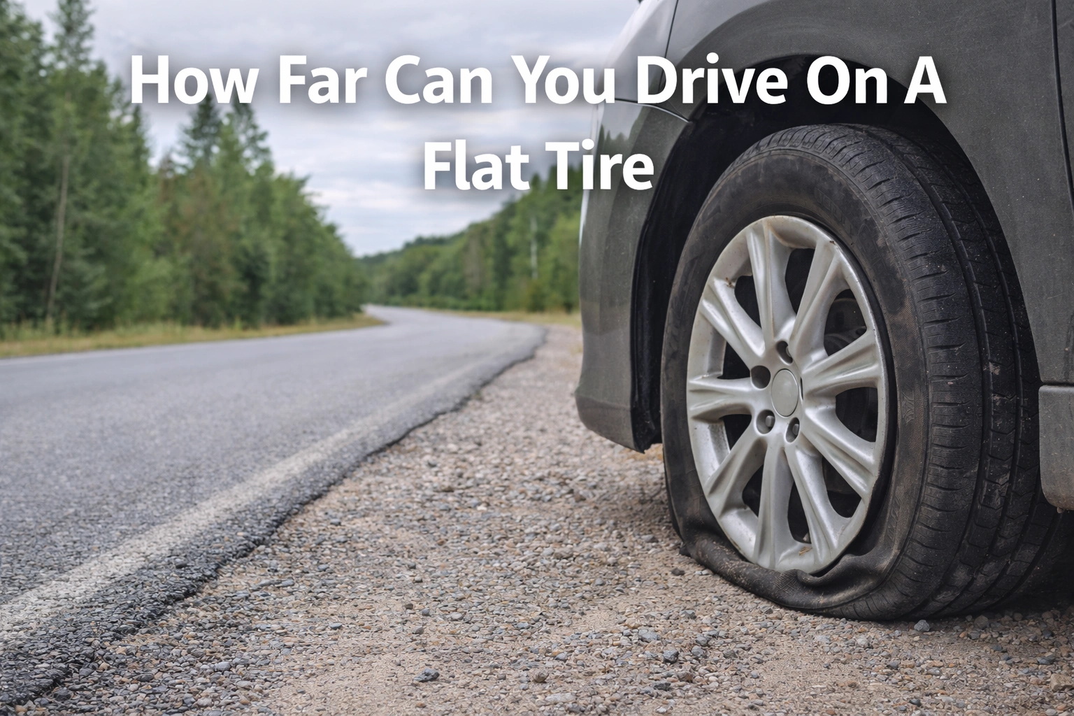 Read more about the article How Far Can You Drive On A Flat Tire Safely