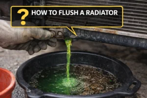 how to flush a radiator