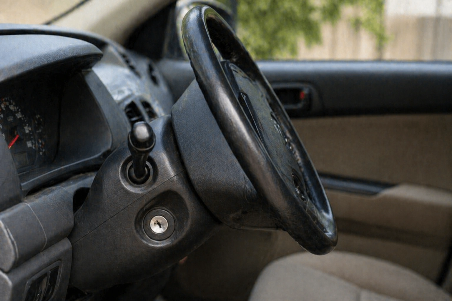 steering wheel locked up